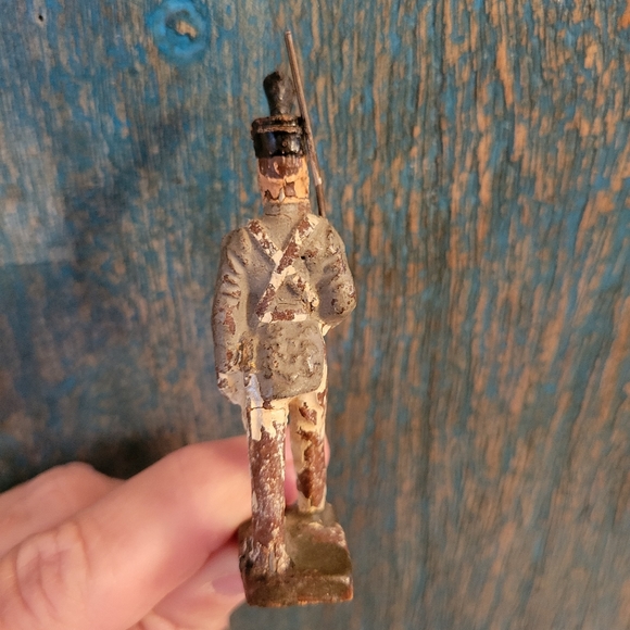 Vintage Lineol Germany Miniature Soldier ~ 1930s(?) ~ Antique ~ Military ~ - Picture 6 of 15